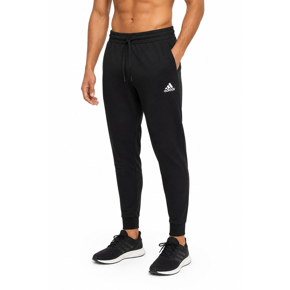 *NWT* Adidas Multi Sport Joggers Mens Small Black Tapered Leg